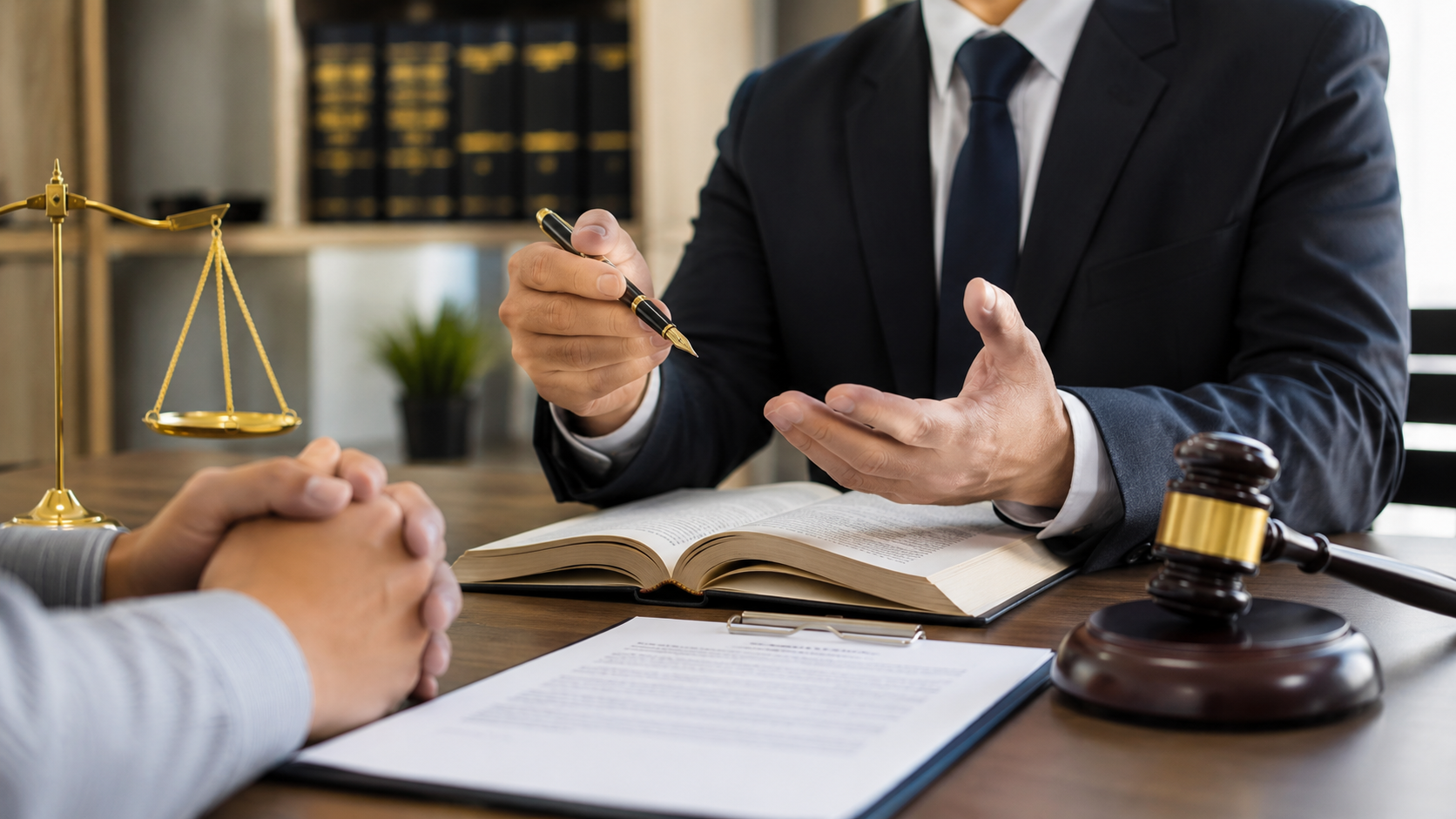 Illustration de conseils juridiques et de documents légaux